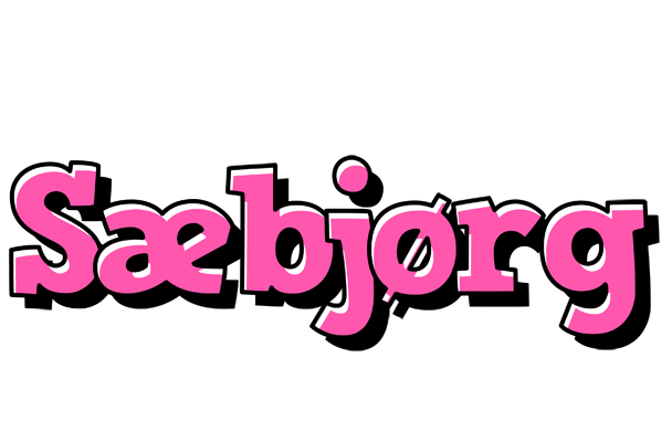 Sæbjørg girlish logo
