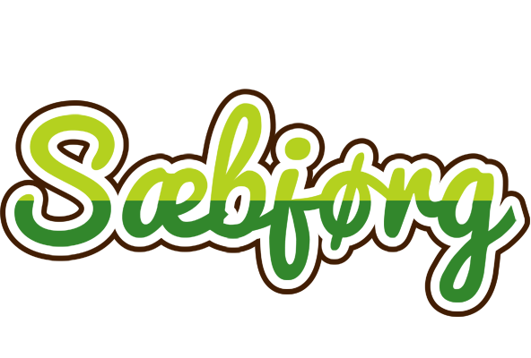 Sæbjørg golfing logo