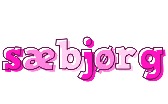 Sæbjørg hello logo