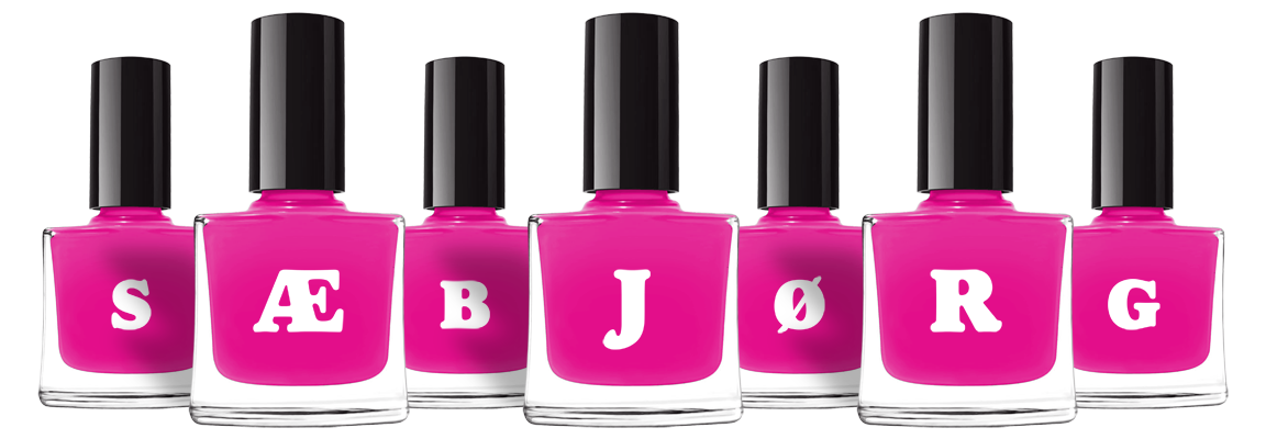 Sæbjørg nails logo