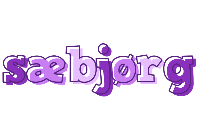 Sæbjørg sensual logo