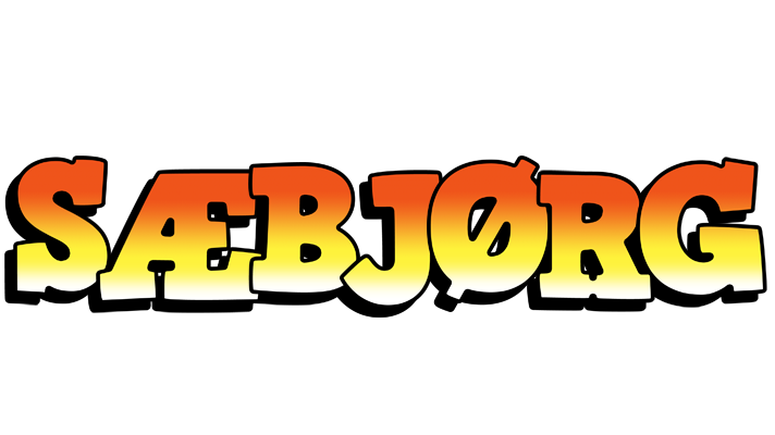 Sæbjørg sunset logo