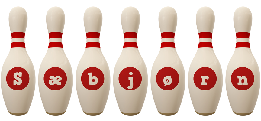 Sæbjørn bowling-pin logo