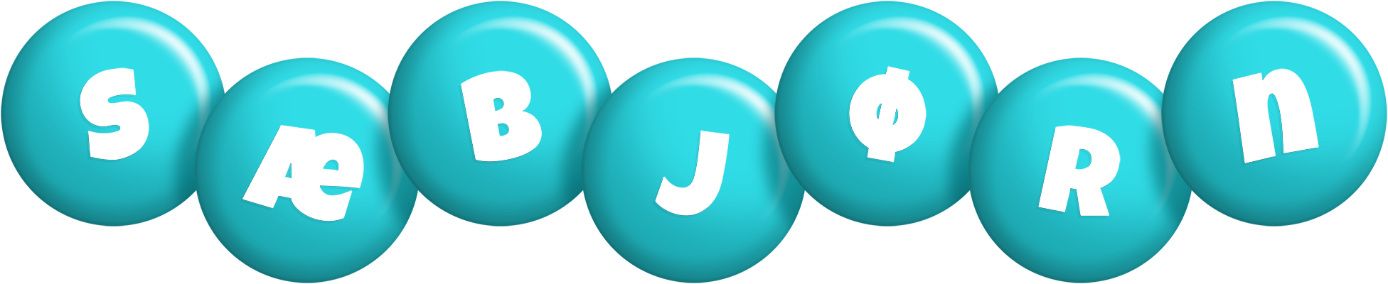 Sæbjørn candy-azur logo