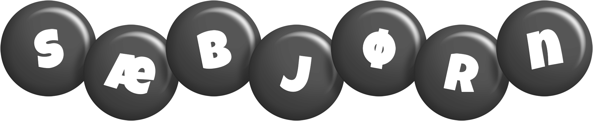 Sæbjørn candy-black logo