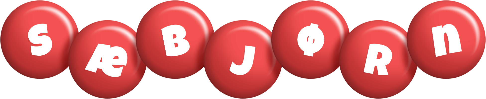 Sæbjørn candy-red logo