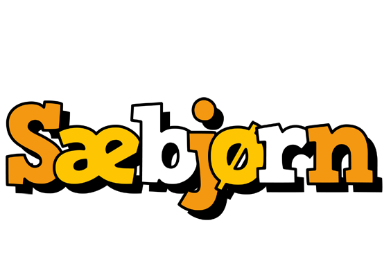 Sæbjørn cartoon logo