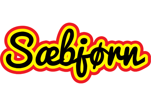 Sæbjørn flaming logo