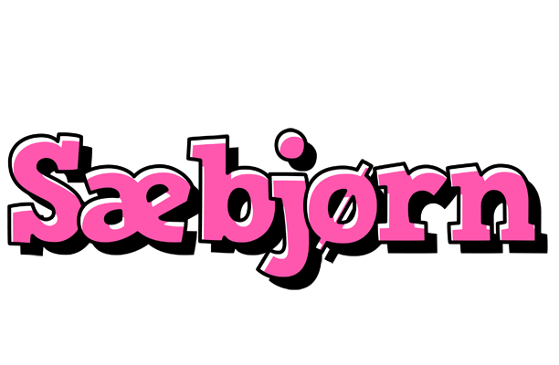 Sæbjørn girlish logo