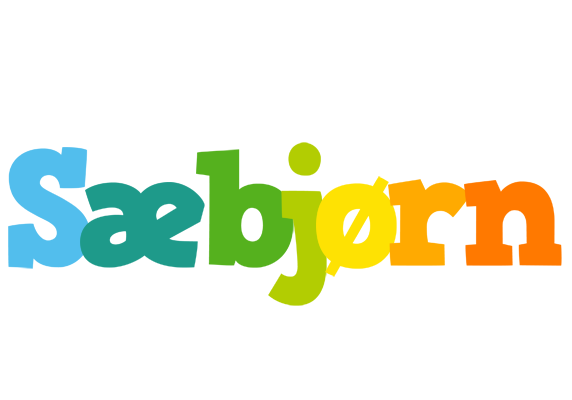Sæbjørn rainbows logo