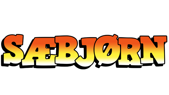 Sæbjørn sunset logo