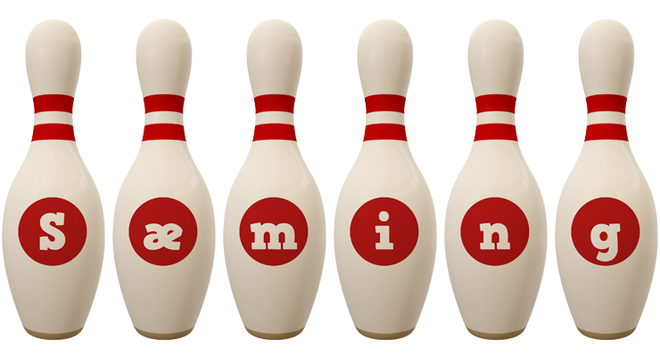 Sæming bowling-pin logo