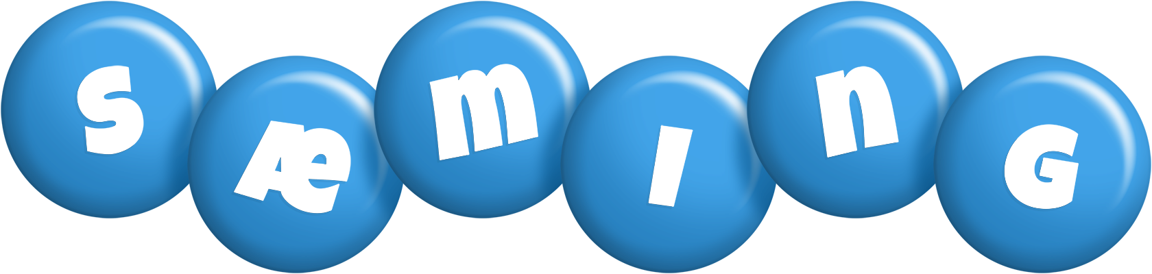 Sæming candy-blue logo