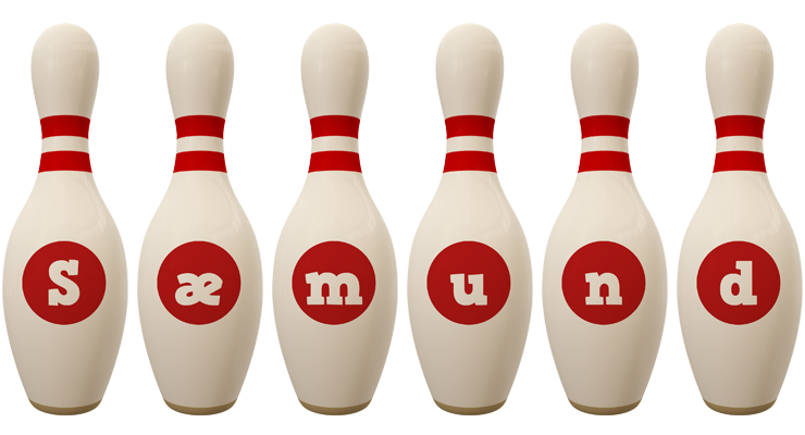 Sæmund bowling-pin logo