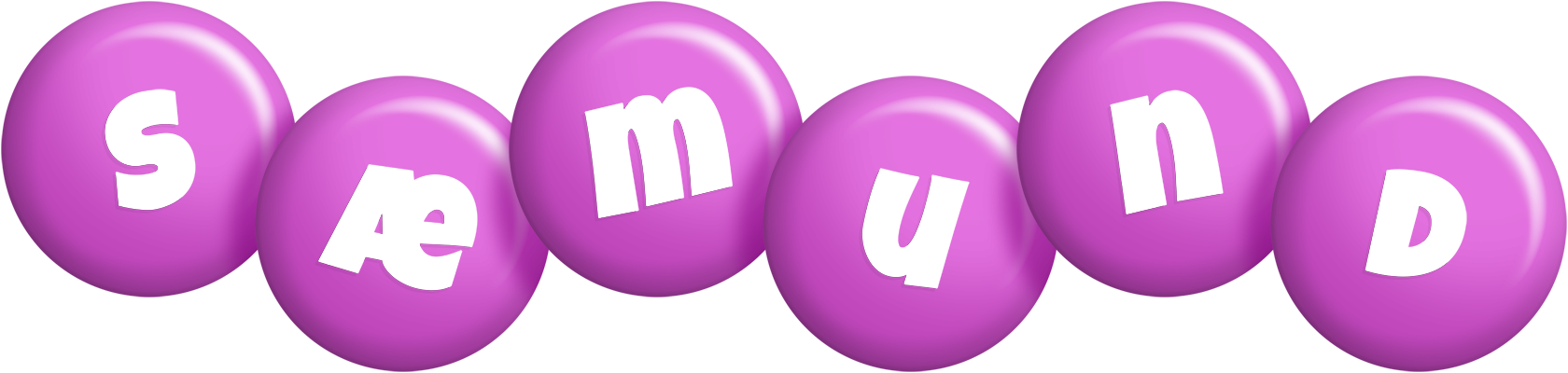 Sæmund candy-purple logo