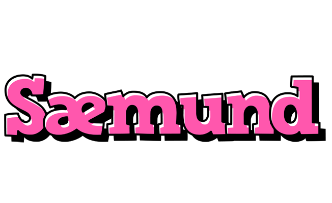 Sæmund girlish logo