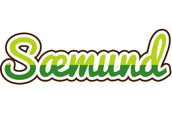 Sæmund golfing logo