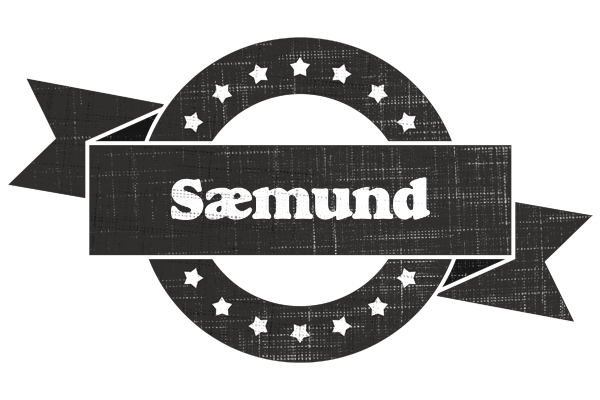 Sæmund grunge logo