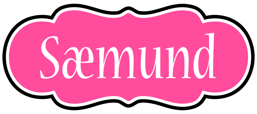Sæmund invitation logo