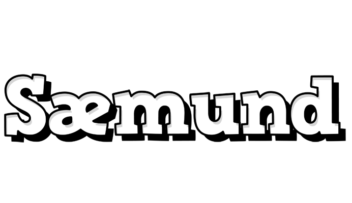 Sæmund snowing logo