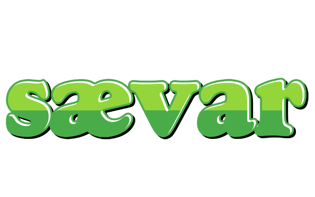 Sævar apple logo