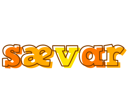 Sævar desert logo