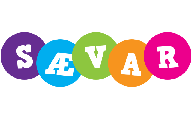 Sævar happy logo