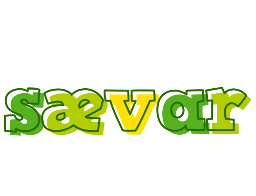 Sævar juice logo