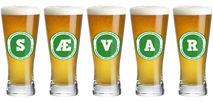 Sævar lager logo