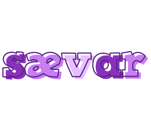 Sævar sensual logo