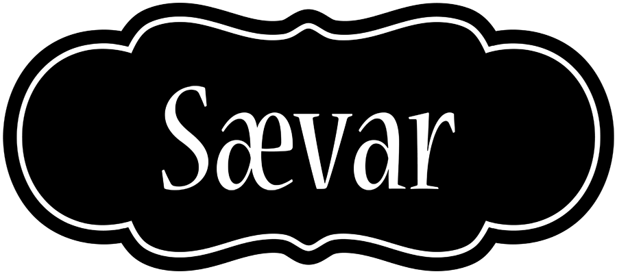 Sævar welcome logo