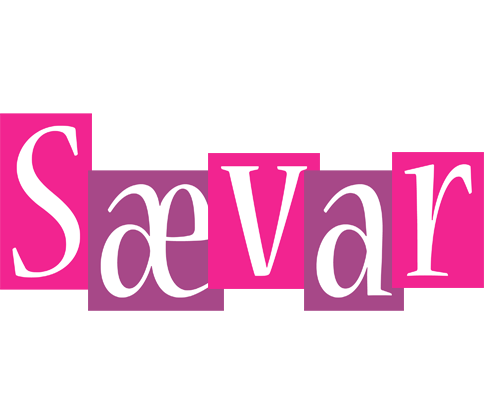 Sævar whine logo