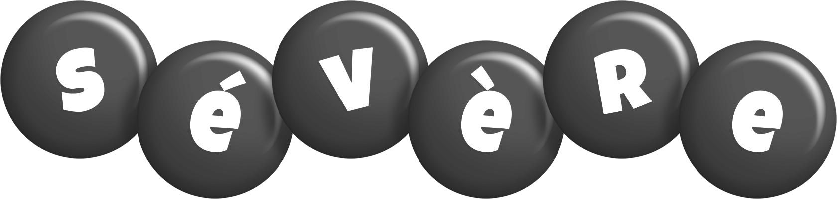 Sévère candy-black logo
