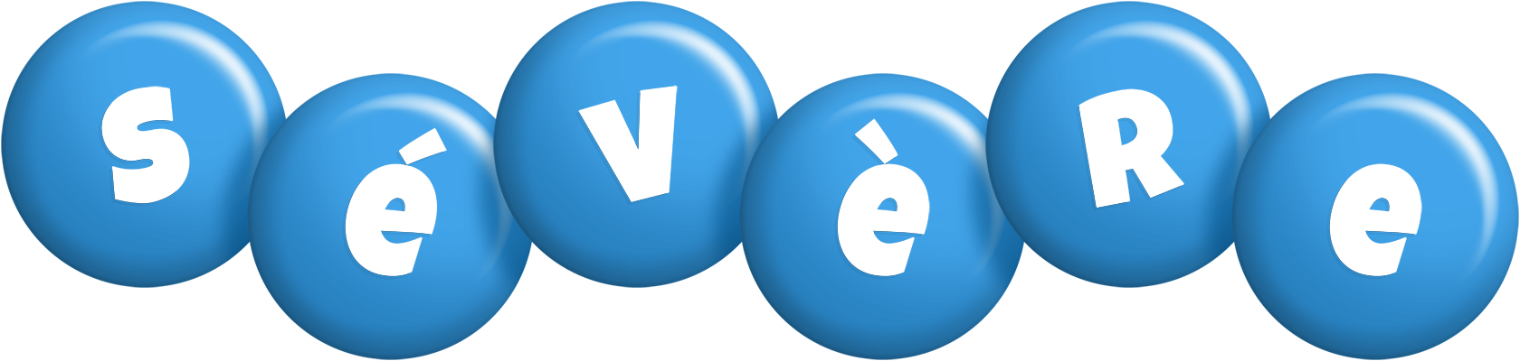 Sévère candy-blue logo