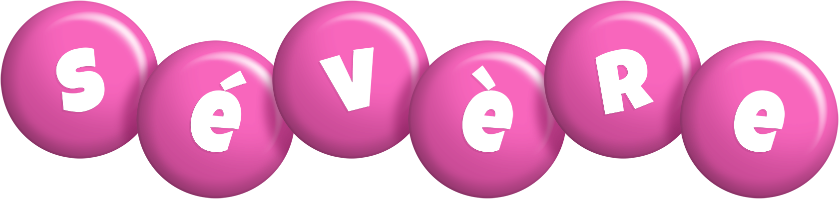 Sévère candy-pink logo