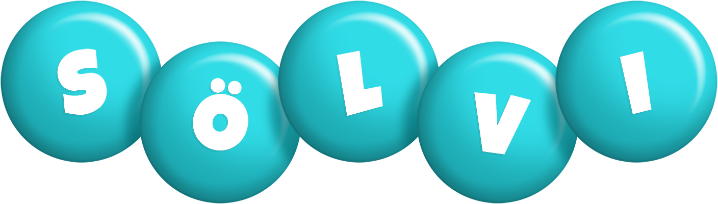 Sölvi candy-azur logo