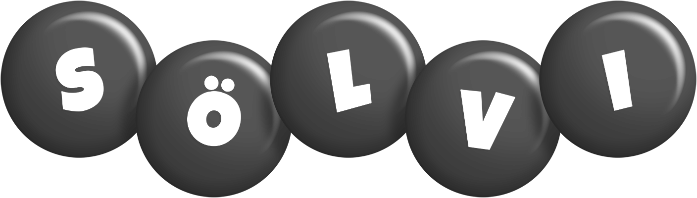 Sölvi candy-black logo