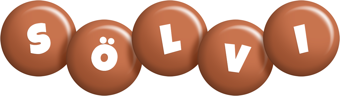 Sölvi candy-brown logo