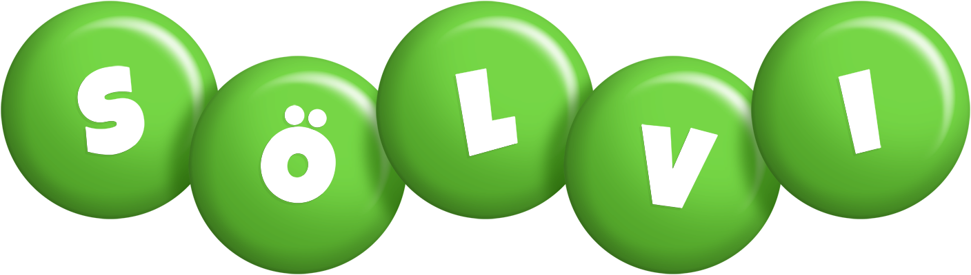 Sölvi candy-green logo