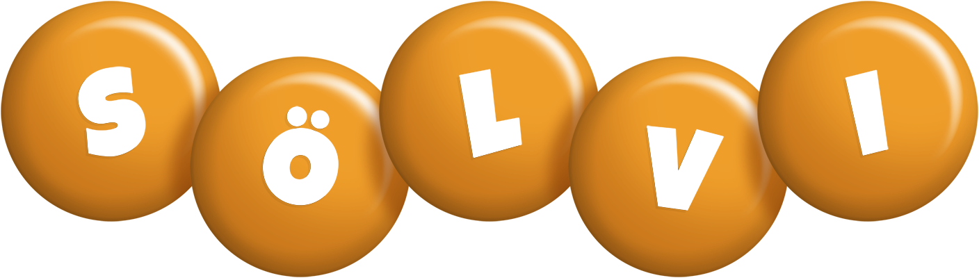 Sölvi candy-orange logo