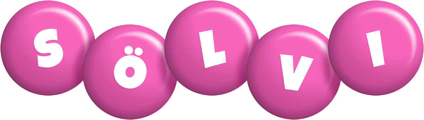 Sölvi candy-pink logo