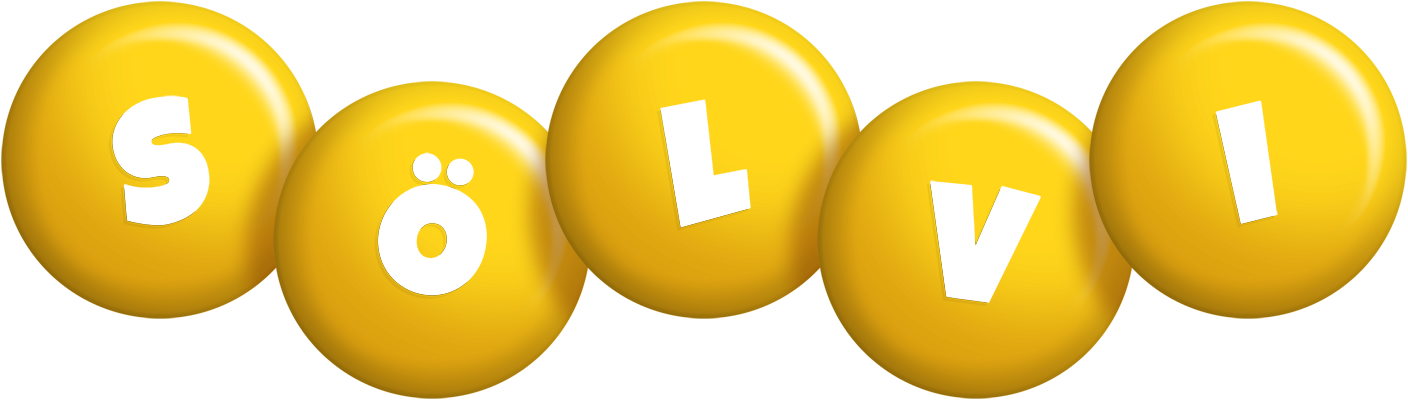 Sölvi candy-yellow logo