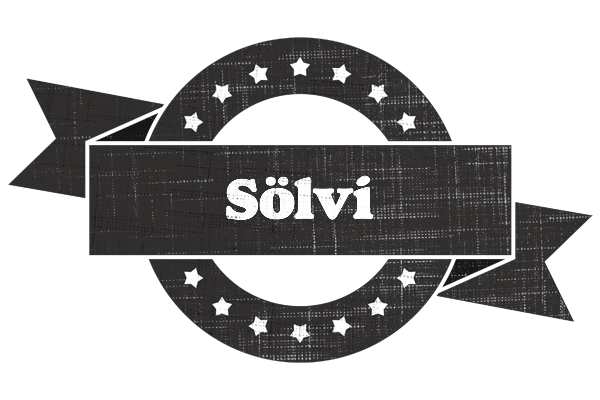Sölvi grunge logo