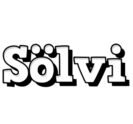 Sölvi snowing logo