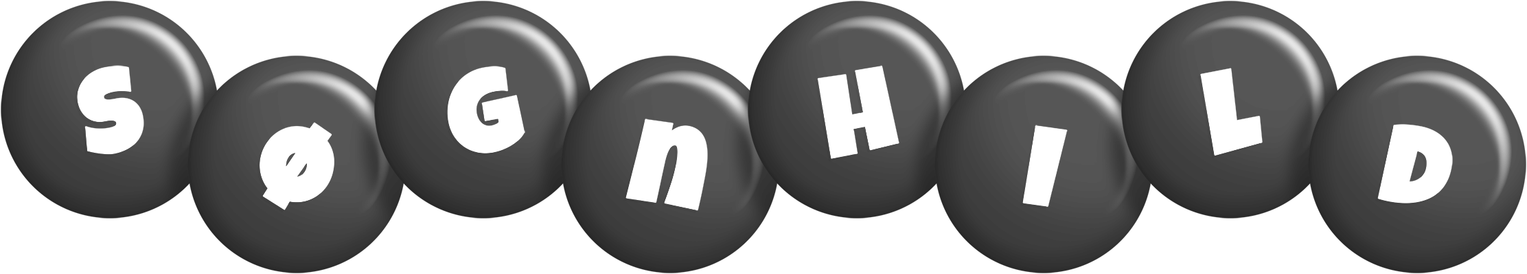 Søgnhild candy-black logo
