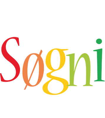 Søgni birthday logo