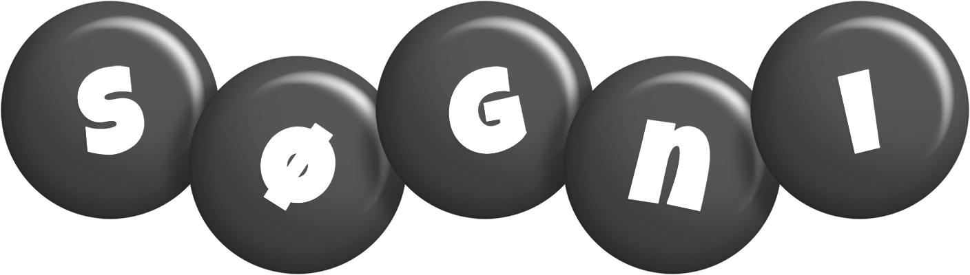 Søgni candy-black logo