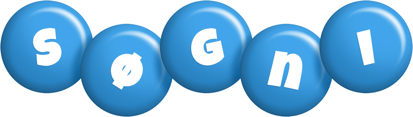 Søgni candy-blue logo