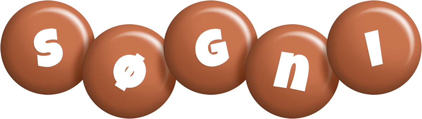 Søgni candy-brown logo