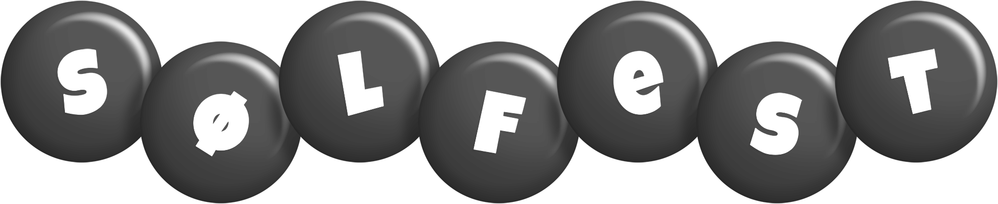 Sølfest candy-black logo